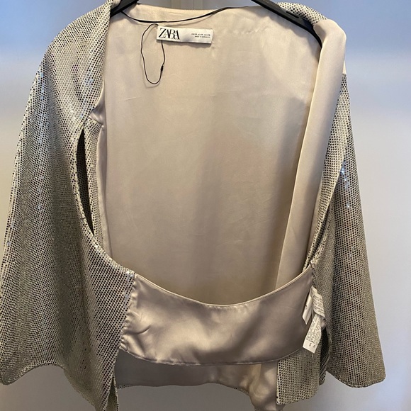 Zara shiny jacket - Picture 3 of 4